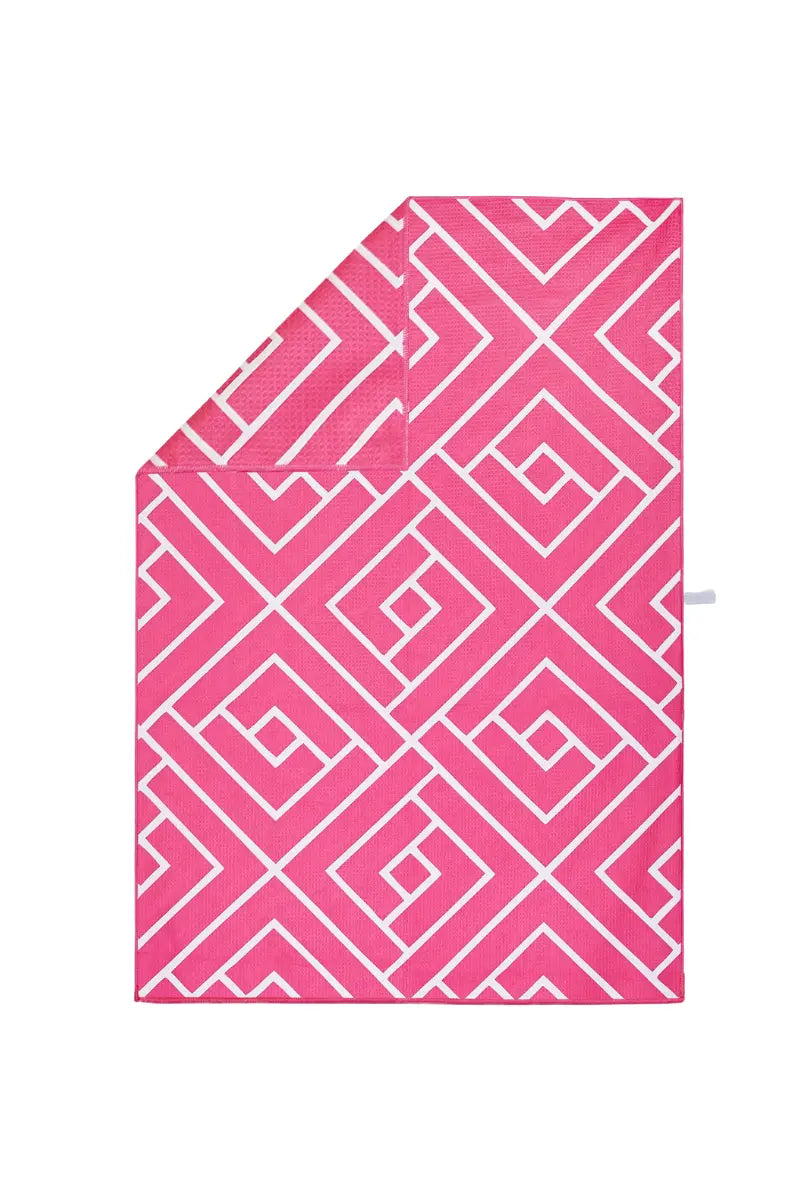 Dark Pink Mini Multi-Purpose Towel Newlyfe