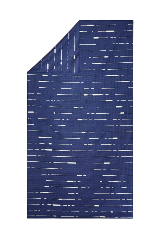 Navy Steel Bath Towel