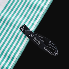 Milos Mint Signature Sand-Free Beach Towel