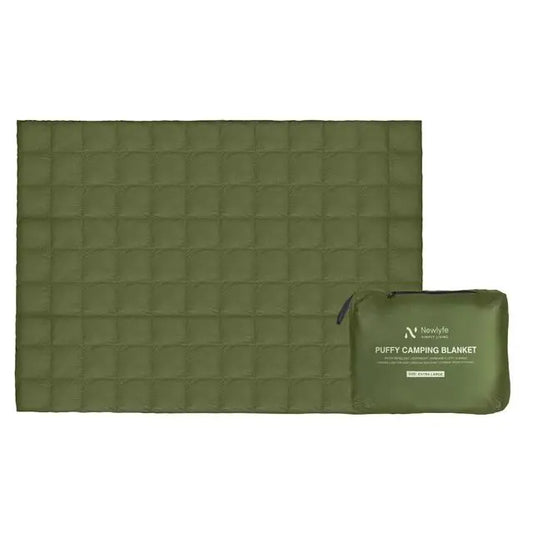 Puffy Camping Blanket, Green Newlyfe