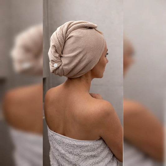 Sandstone Hair Towel Wrap Newlyfe