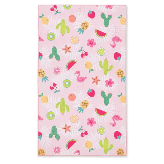 Pinky kids beach towel