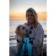 SAND FREE BEACH TOWEL DOG TOWEL Paws