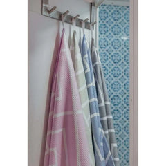 newlyfe towel hanging in bath room