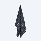 Black Steel Bath Towel