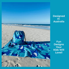 WaterProof Drawstring Swim Bags - Shark 3