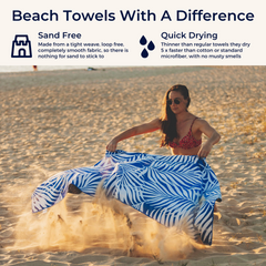 sand free beach towel